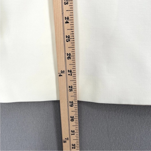 FAVORITE DAUGHTER Blazer Womens Small Cream Margaret Tuxedo Double Breasted NEW - Picture 12 of 12